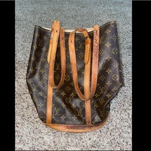 Louis Vuitton Brown Monogram Large Bucket Bag